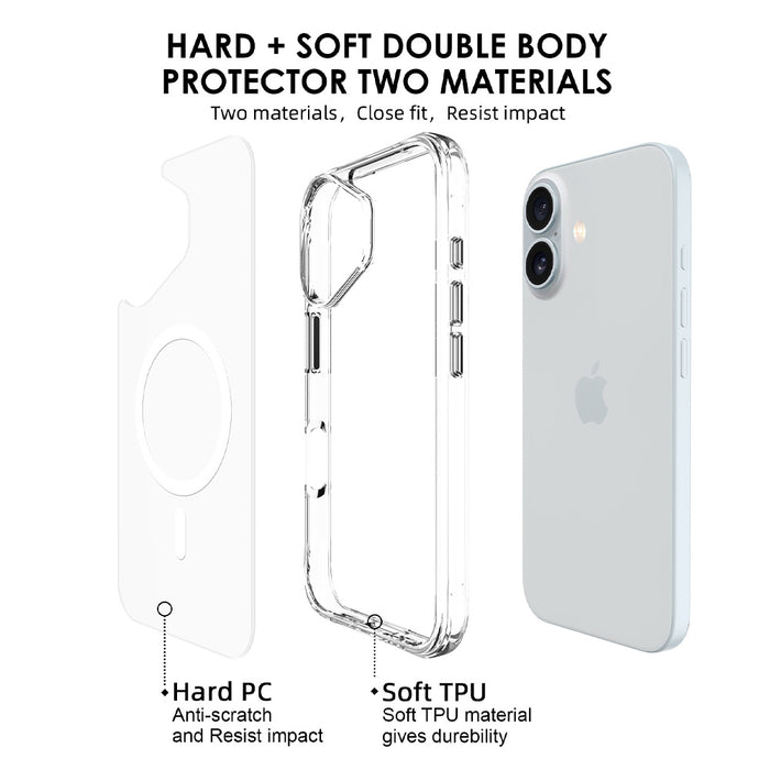 Uolo Soul+ Protective Mag Case for iPhone 16 Plus