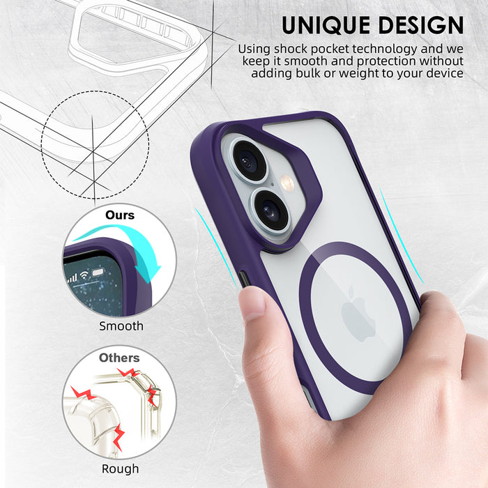 Uolo Soul+ Protective Mag Case for iPhone 16