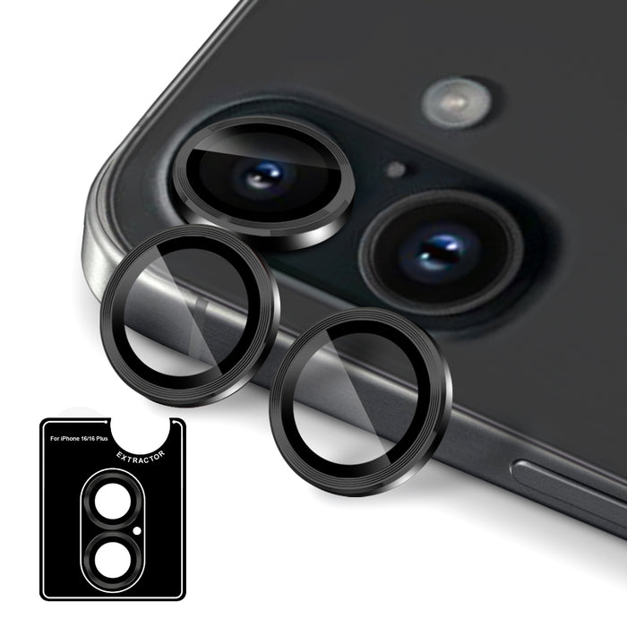 Uolo Shield Camera Lens Glass for iPhone 16/16 Plus